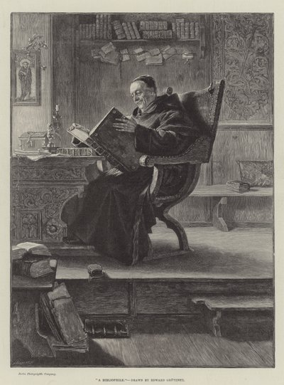 Un bibliófilo de Eduard von Grutzner